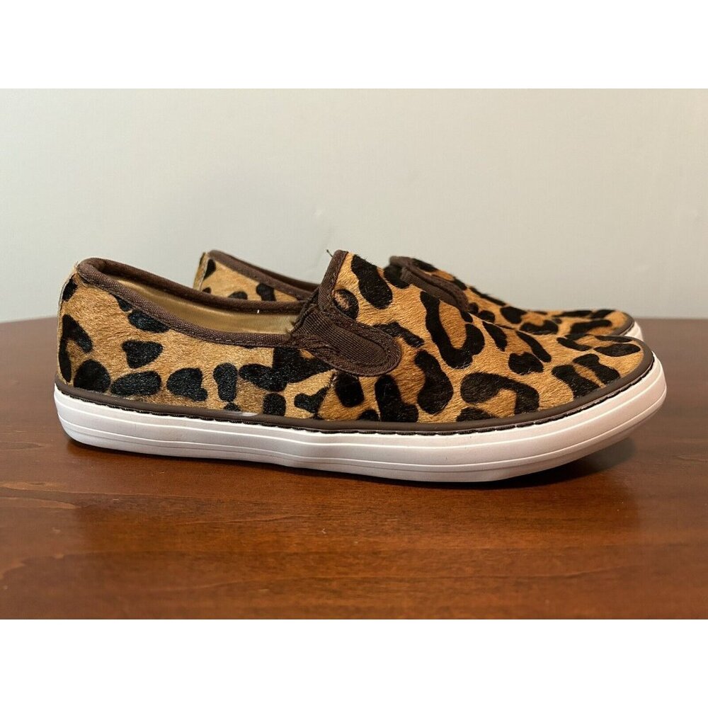 Gap women’s faux leopard print slip on sneaker size 8 - Picture 4 of 10
